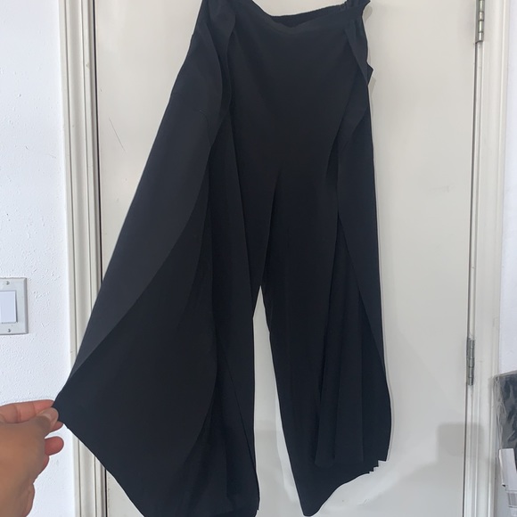 Like New! Eskandar Silk Trousers Wide/Open Leg - Picture 3 of 6